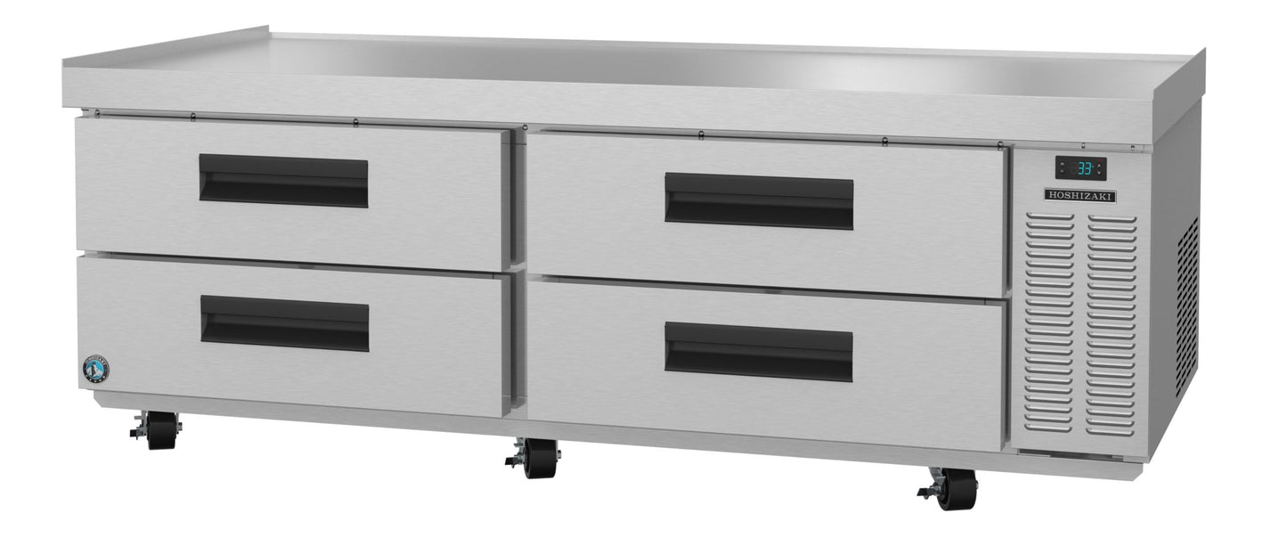 Hoshizaki  | 73" Wide 4 Drawer Chef Base Refrigerator - CR72A
