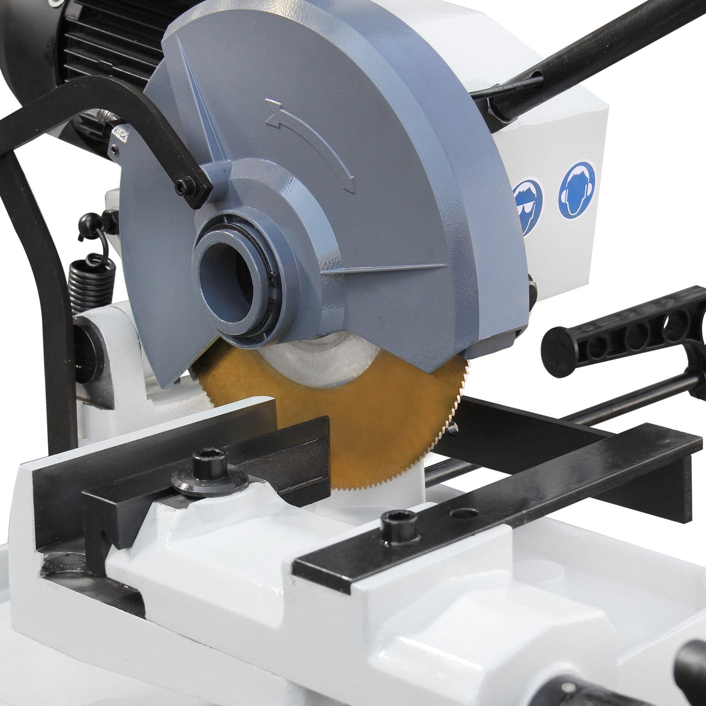 KAKA Industrial CS-11 Heavy Duty Manual Cold Saw, 11-lnch Saw Blade High Speed Steel Blade, Swivel Head Metal Cutting Chop Saw, Cold Saw Steel Cutting Chop Saw 230V-60HZ-3PH - 188022V230