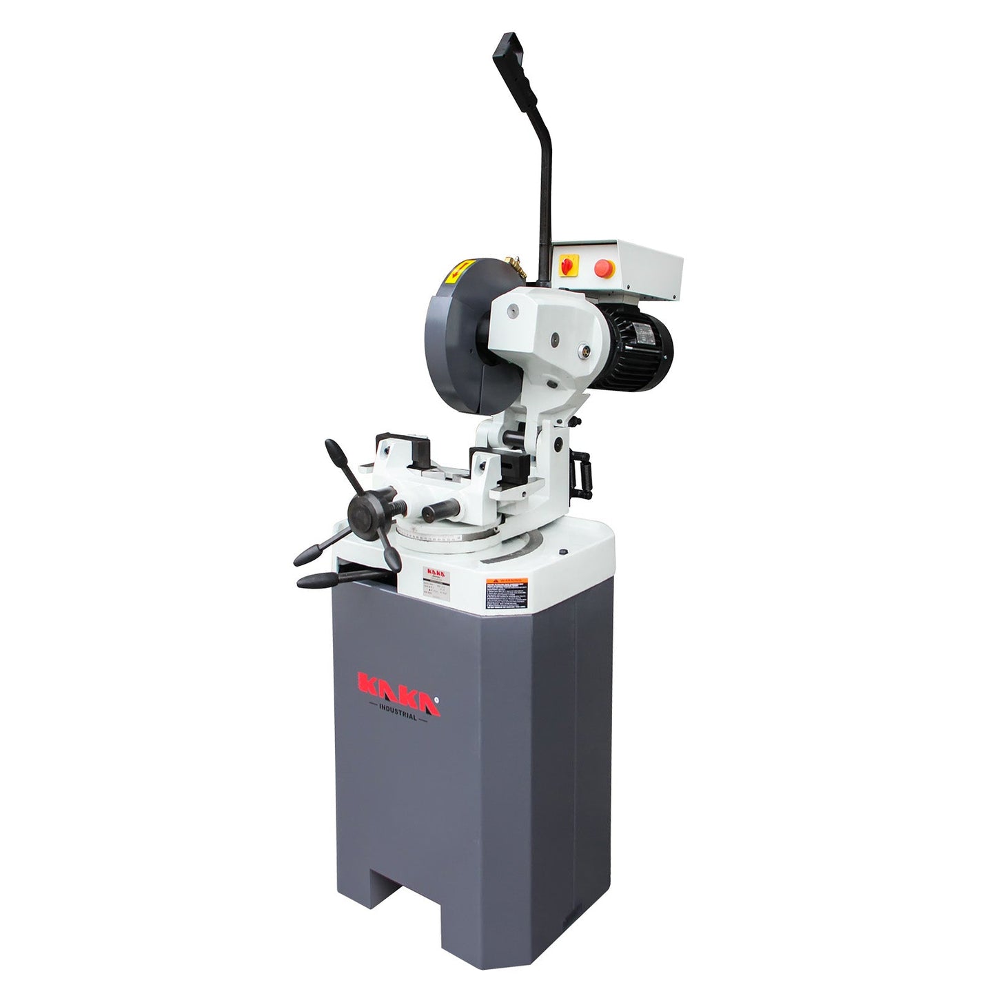 KAKA INDUSTRIAL Circular Coldsaw,14 inch Heavy Duty Manual Metal Cutting Saw, 1.5HP 3-Phase Motor, 20/41 RPM Double Speed, with Swivel Head & Coolant System for Steel and Ferrous Metals - CS-14 - 188020V230