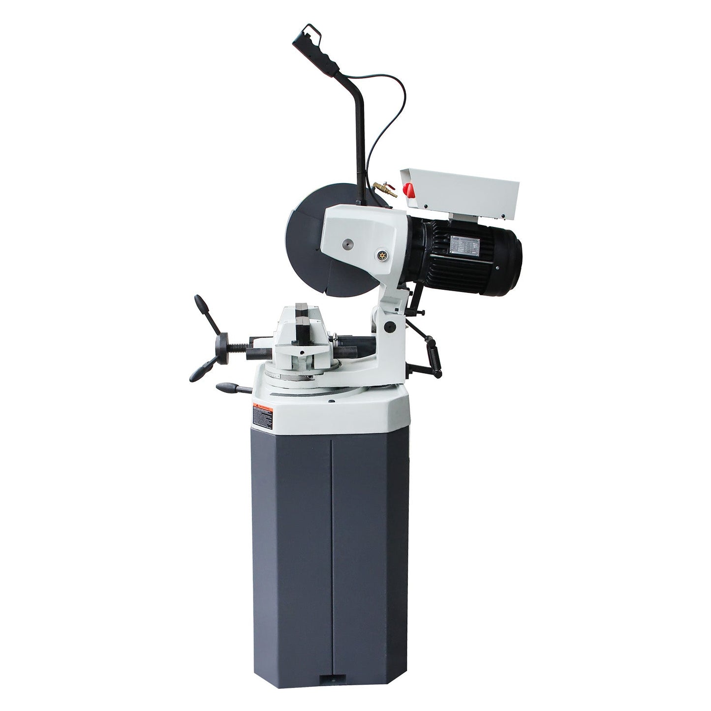 KAKA INDUSTRIAL Circular Coldsaw,14 inch Heavy Duty Manual Metal Cutting Saw, 1.5HP 3-Phase Motor, 20/41 RPM Double Speed, with Swivel Head & Coolant System for Steel and Ferrous Metals - CS-14 - 188020V230