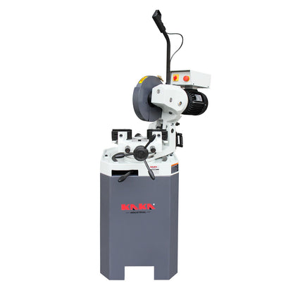 KAKA INDUSTRIAL Circular Coldsaw,14 inch Heavy Duty Manual Metal Cutting Saw, 1.5HP 3-Phase Motor, 20/41 RPM Double Speed, with Swivel Head & Coolant System for Steel and Ferrous Metals - CS-14 - 188020V230