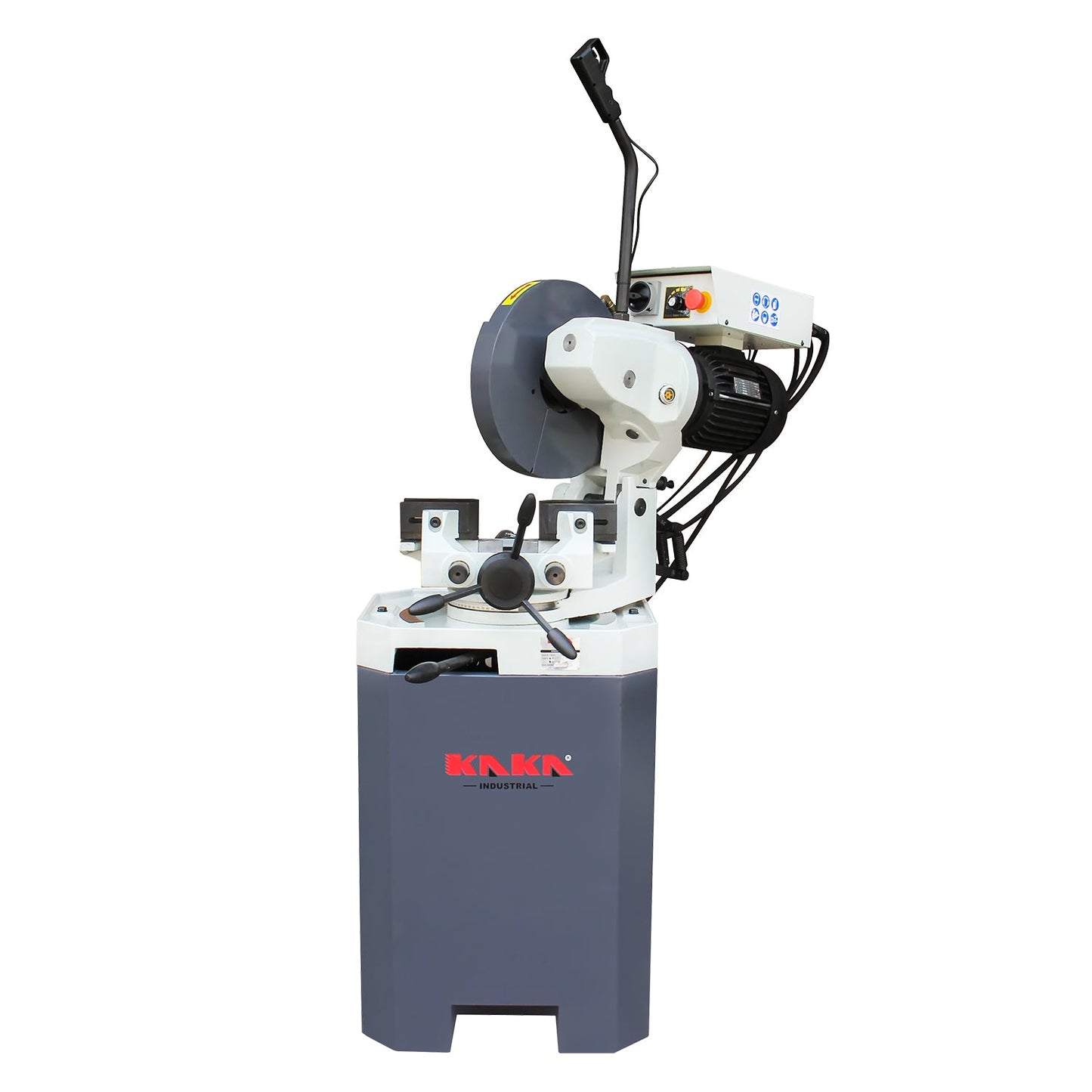 KAKA Industrial CS-14V Variable Cold Saw, 220V-1-Phase,Stepless speed,Double clamp structure,14" Blade Diameter Metal Cutting Cold Saw, Heavy Duty Swivel Head Floor Type Cutting Chop Saw - 188029