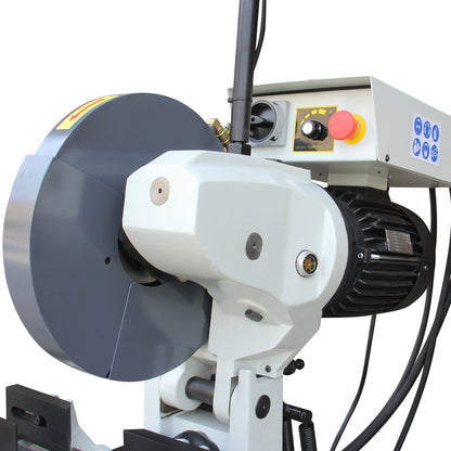 KAKA Industrial CS-14V Variable Cold Saw, 220V-1-Phase,Stepless speed,Double clamp structure,14" Blade Diameter Metal Cutting Cold Saw, Heavy Duty Swivel Head Floor Type Cutting Chop Saw - 188029