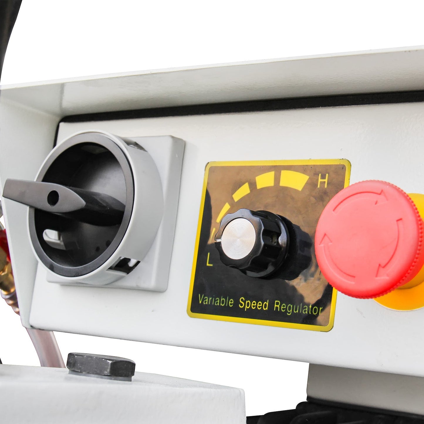 KAKA Industrial CS-14V Variable Cold Saw, 220V-1-Phase,Stepless speed,Double clamp structure,14" Blade Diameter Metal Cutting Cold Saw, Heavy Duty Swivel Head Floor Type Cutting Chop Saw - 188029