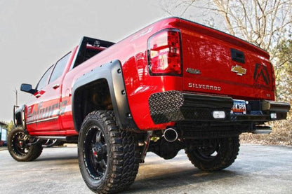 Fab Fours CS14-T3150-1 GMC Sierra 1500 2014-2018 Black Steel Rear Bumper