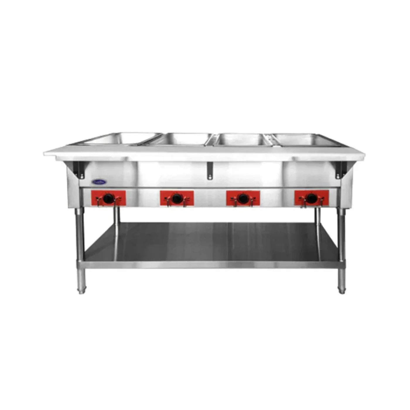 Atosa CSTEA-4 2000W/120V Electric Steam Table, 4 Open Wells - CSTEA-4