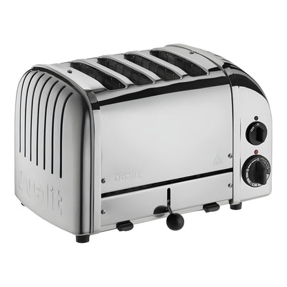 Cadco CTS-4(220) 4-Slice Standard Toaster with 1" Slots and Aluminum End Panels - 220V - CTS-4(220)