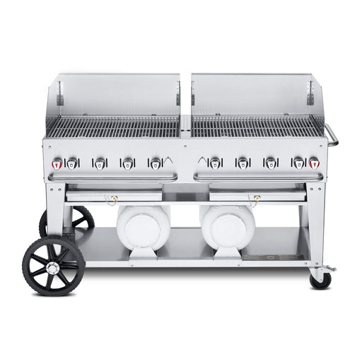 Crown Verity CV-CCB-60WGP 60" Club Series BBQ Grill with Wind Guard Package - Liquid Propane - CV-CCB-60WGP