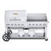 Crown Verity CV-CCB-72RWP 72" Club Series BBQ Grill with Roll Dome and Wind Guard Package - Liquid Propane - CV-CCB-72RWP