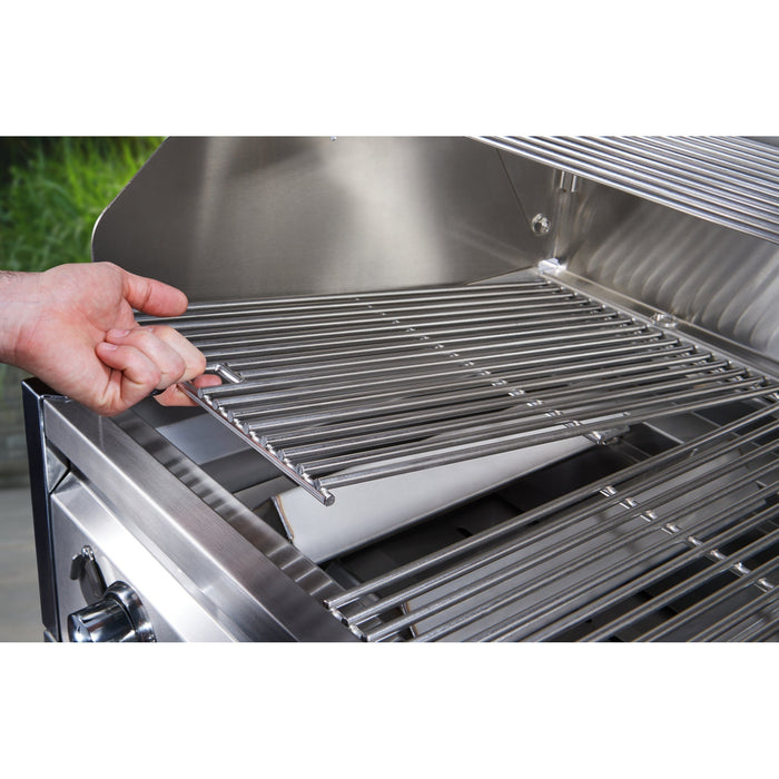 Crown Verity CV-CCB-72RGP 72" Club Series BBQ Grill with Roll Dome and Griddle Package - Liquid Propane - CV-CCB-72RGP