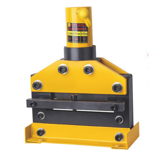 Kaka Industrial CWC200 Hydraulic Busbar Guillotine Shear C/W Straight Cutter, 25T Out Force, 0.47" thick 7.87" Width Cutter - 162208