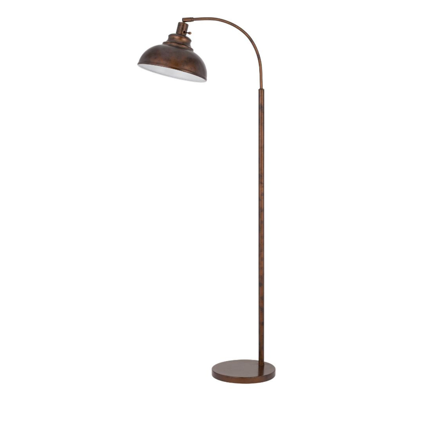 Cal Lighting Dijon Adjustable Metal Floor Lamp with Weight Base with Dark Bronze and Rust Color Options - BO-2964FL-DB