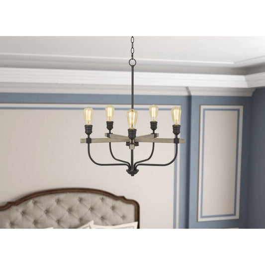 Cal Lighting Sion 5-Light Metal Rustic Chandelier - FX-3734-5
