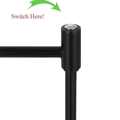 Cal Lighting Clemson Metal LED Pharmacy-Style Floor Lamp with Dimmer Switch in Dark Bronze - BO-2844FL-1-DB