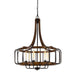 Cal Lighting Kellia 60W X 6 Metal Chandelier FX-3708-6