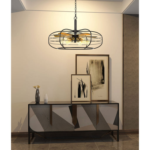 Cal Lighting Margo 60W X 6 Metal Chandelier FX-3711-6