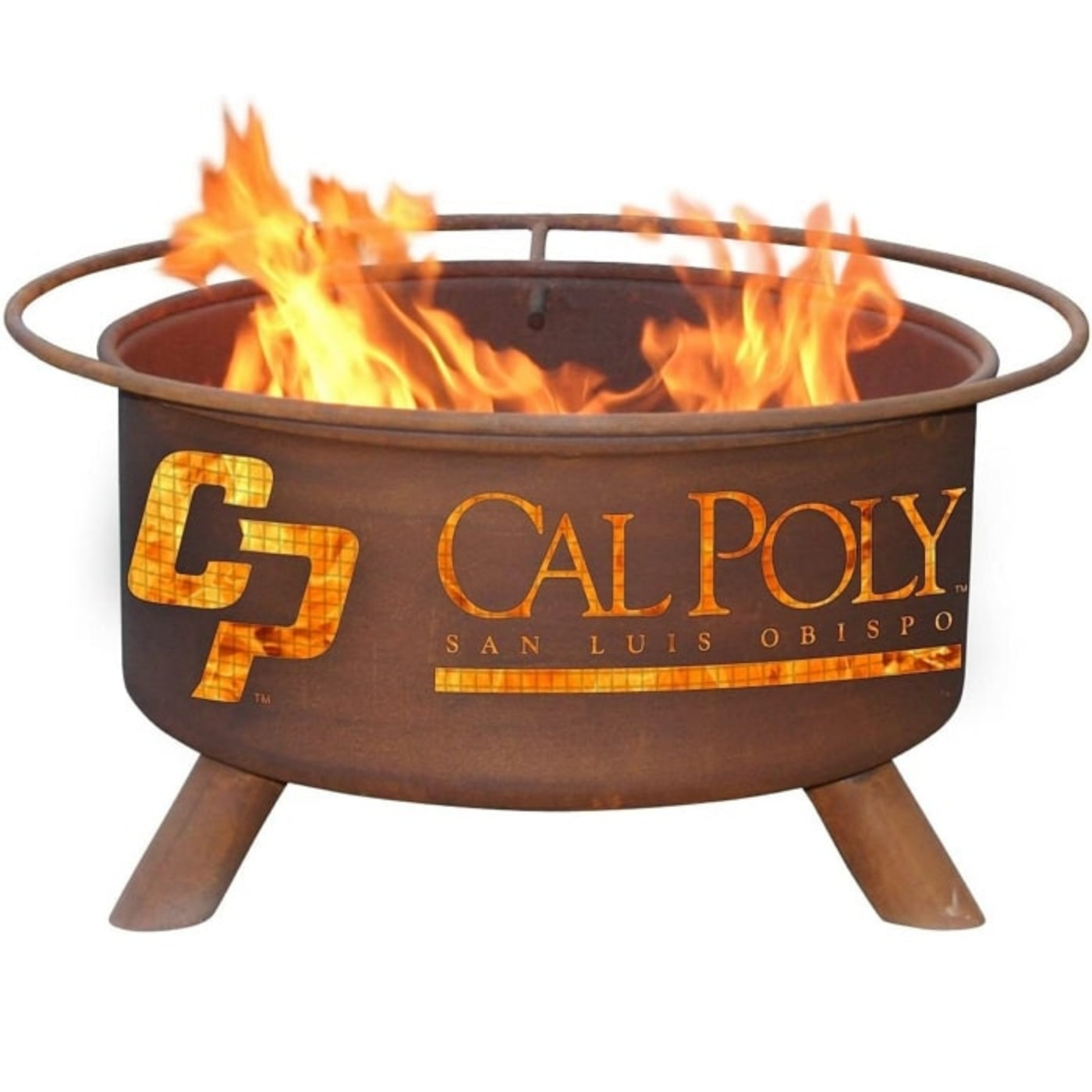 Patina Cal Poly San Luis Obispo Steel Fire Pit by Patina Products - F235