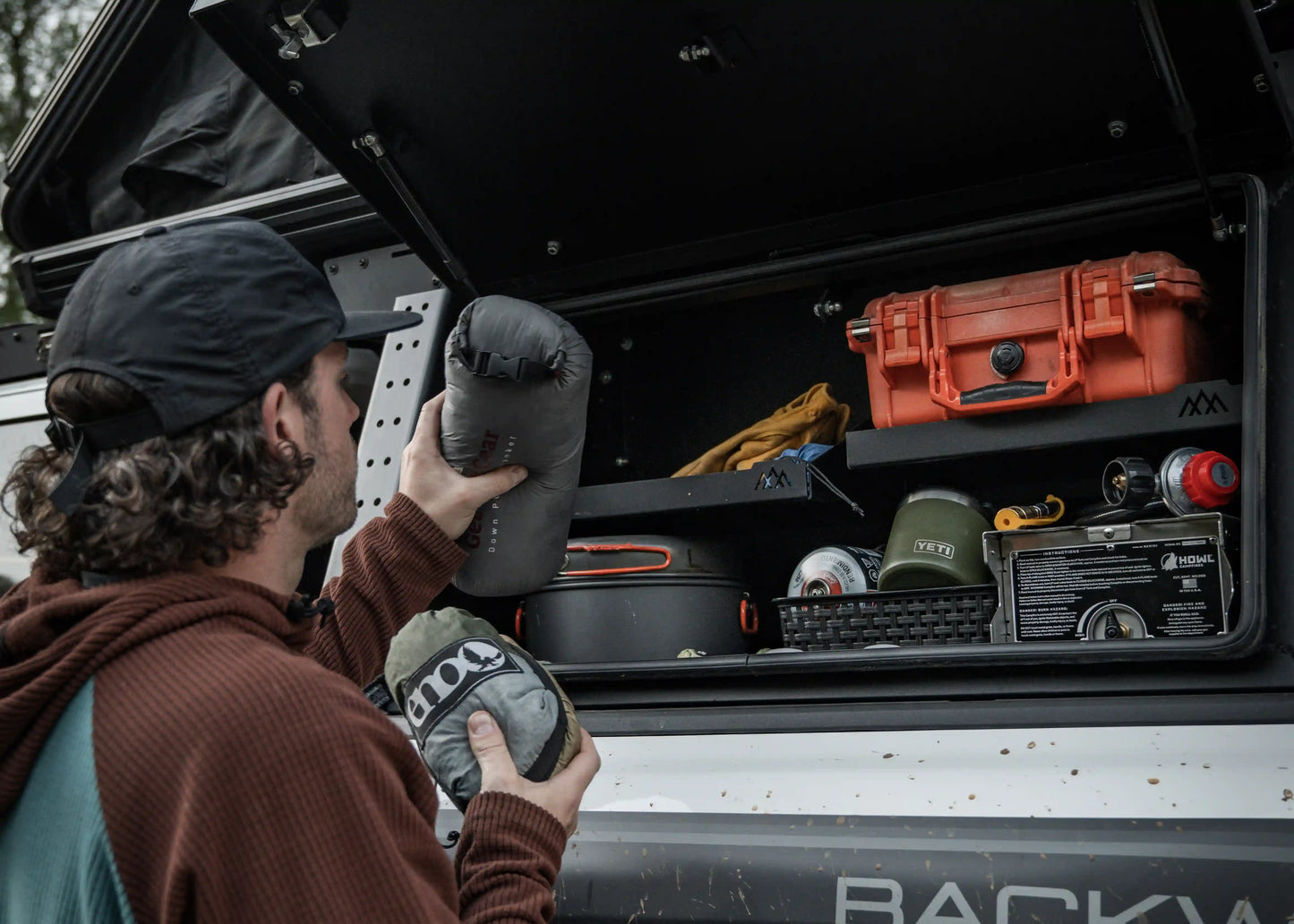 Backwoods Adventure Overland Bed Rack Storage Box - Toyota Tacoma - 5000-3017