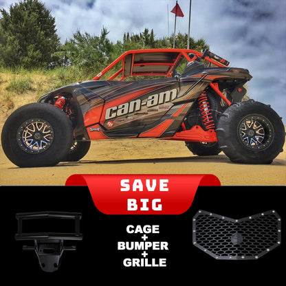 Sdr Motorsports X-3 Sport Shorty Cage | Can-Am Maverick X3 Works Package - 810301-PACKAGE