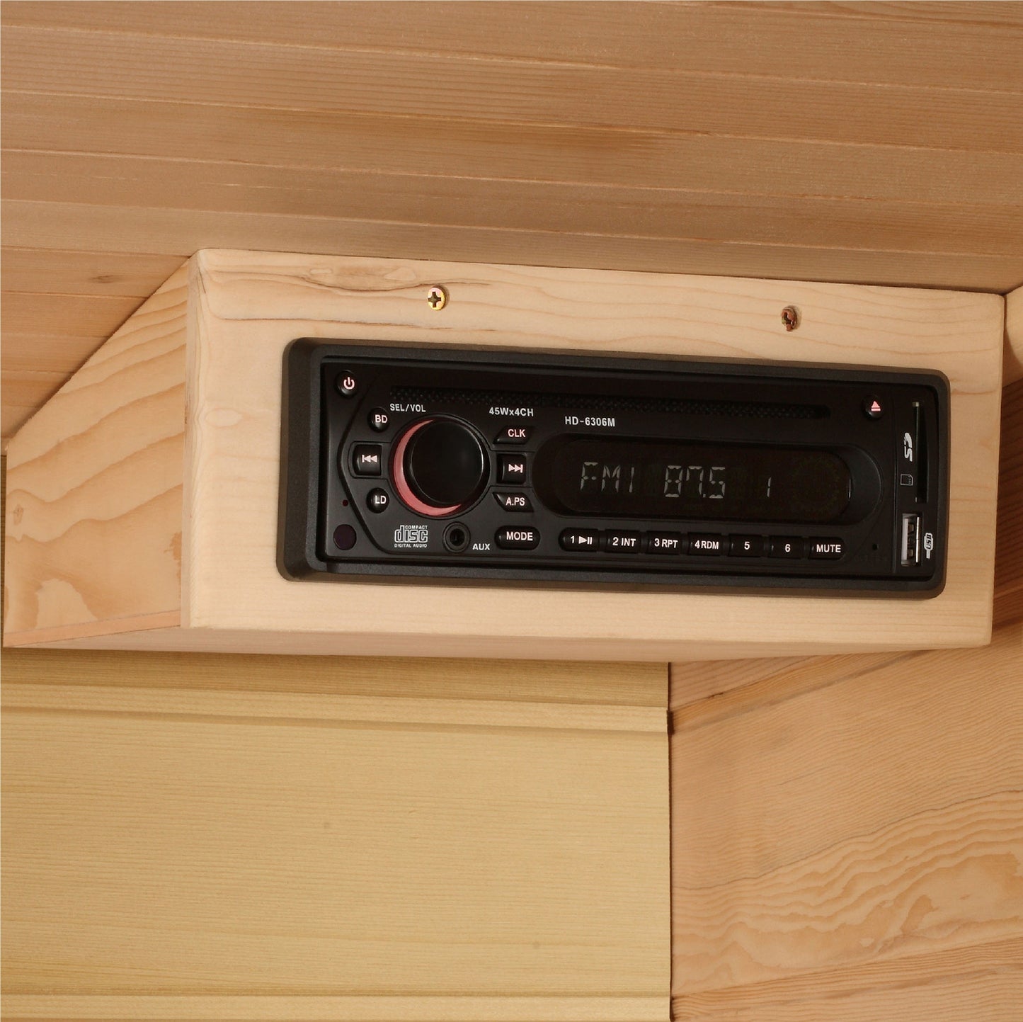 Golden Designs 2 Person Low EMF FAR IR Sauna  - MX-K206-01 Hemlock