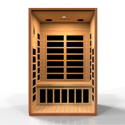 Dynamic Saunas Cordoba Elite 2 Person Ultra Low EMF FAR Infrared Sauna - DYN-6203-01 Elite