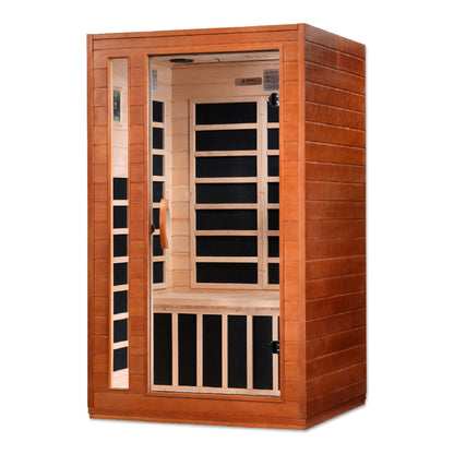 Dynamic Saunas Cordoba 2 Person Low EMF FAR Infrared Sauna (DYN-6203-01) - DYN-6203-01