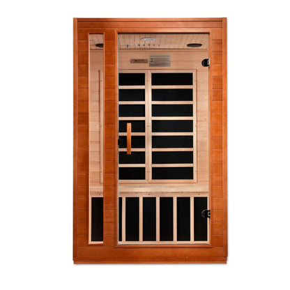 Dynamic Saunas Cordoba Elite 2 Person Ultra Low EMF FAR Infrared Sauna - DYN-6203-01 Elite