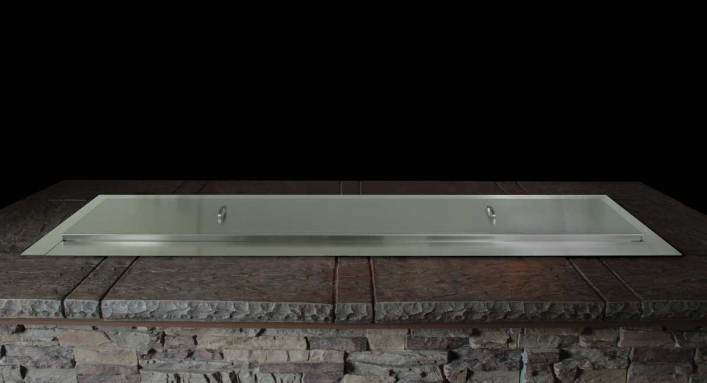 Empire Carol Rose 48" Premium Outdoor Stainless Steel Linear Fire Pit - OL48TP10N