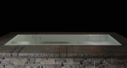 Empire Carol Rose 48" Premium Outdoor Stainless Steel Linear Fire Pit - OL48TP10N