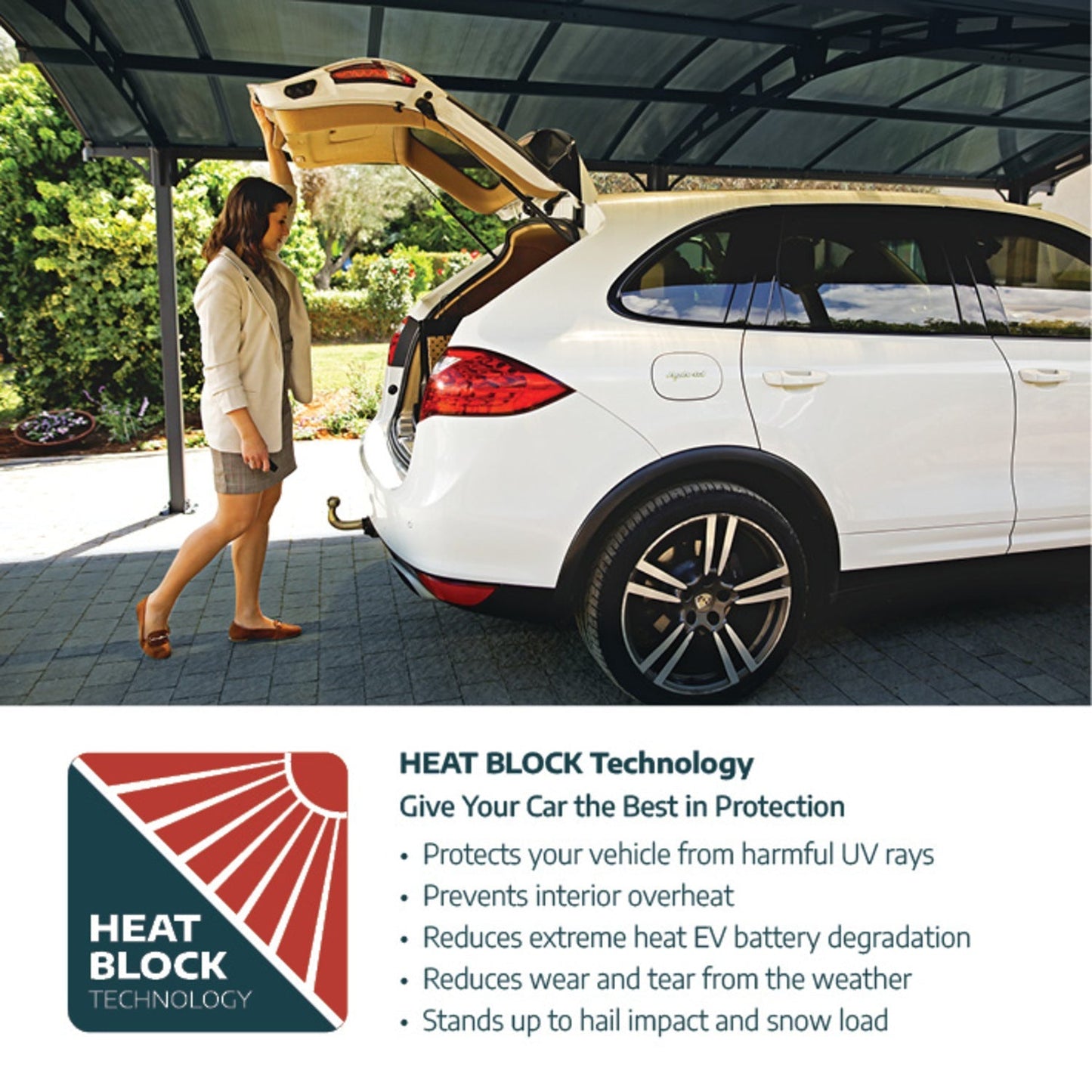 Palram - Canopia | Arcadia Alpine RV Carport 12x14x11.5 ft - HG9131