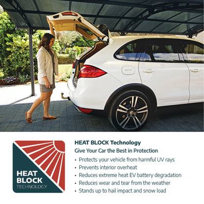 Palram - Canopia | Arcadia 5000 Carport 12x14x8 ft - HG9115
