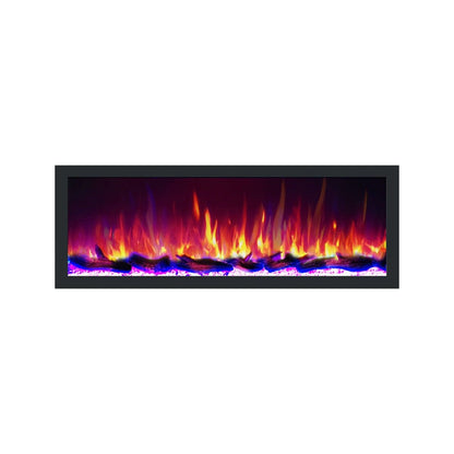 Dynasty Cascade 64'' Recessed Linear Electric Fireplace - DY-BTX64