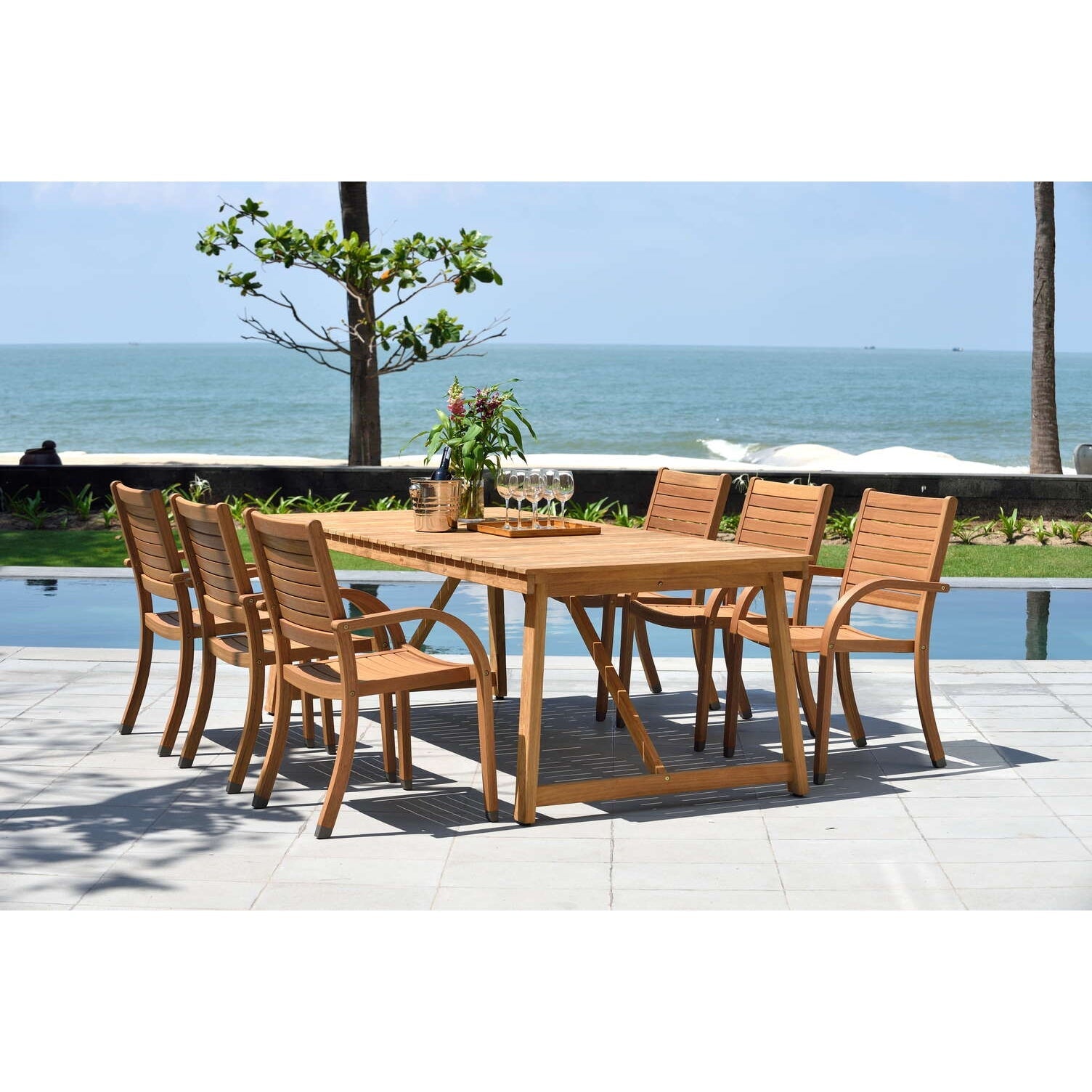 Midtown Concept Klarion Rectangular Outdoor Dining Table - SC KLARION_RECT