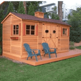 Cedarshed Longhouse Gable Style Double Door Shed - LH126