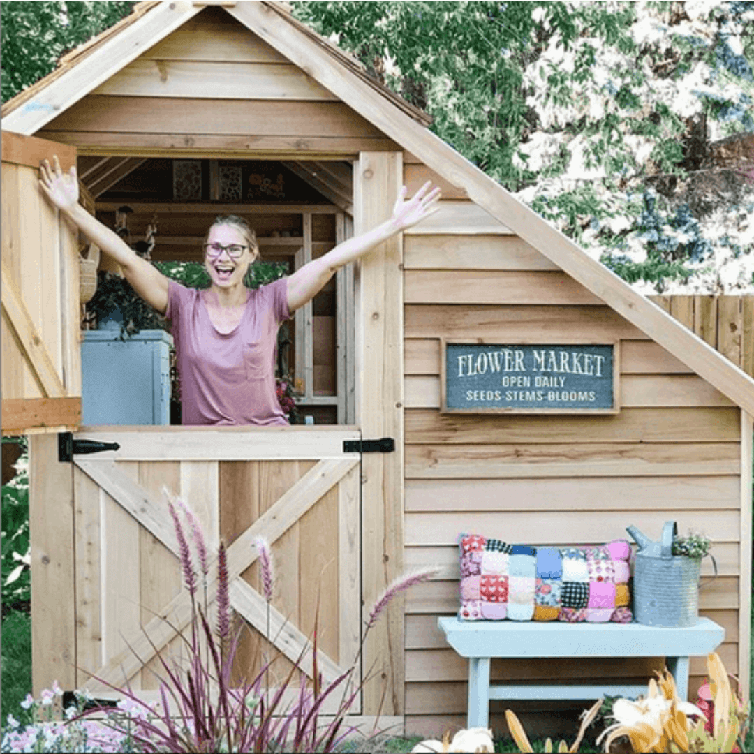 Cedarshed Sunhouse Western Red Cedar Greenhouse - SH88