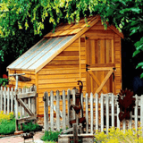 Cedarshed Sunhouse Western Red Cedar Greenhouse - SH88