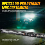 Auxbeam 7" Halo Headlights + 52" Light Bar + Fog & Pod Lights Set for Jeep Wrangler JK - GP00007761