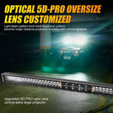 Auxbeam 7" LED Halo Headlights + 52" LED Light Bar Set for Jeep Wrangler TJ - GP00007758