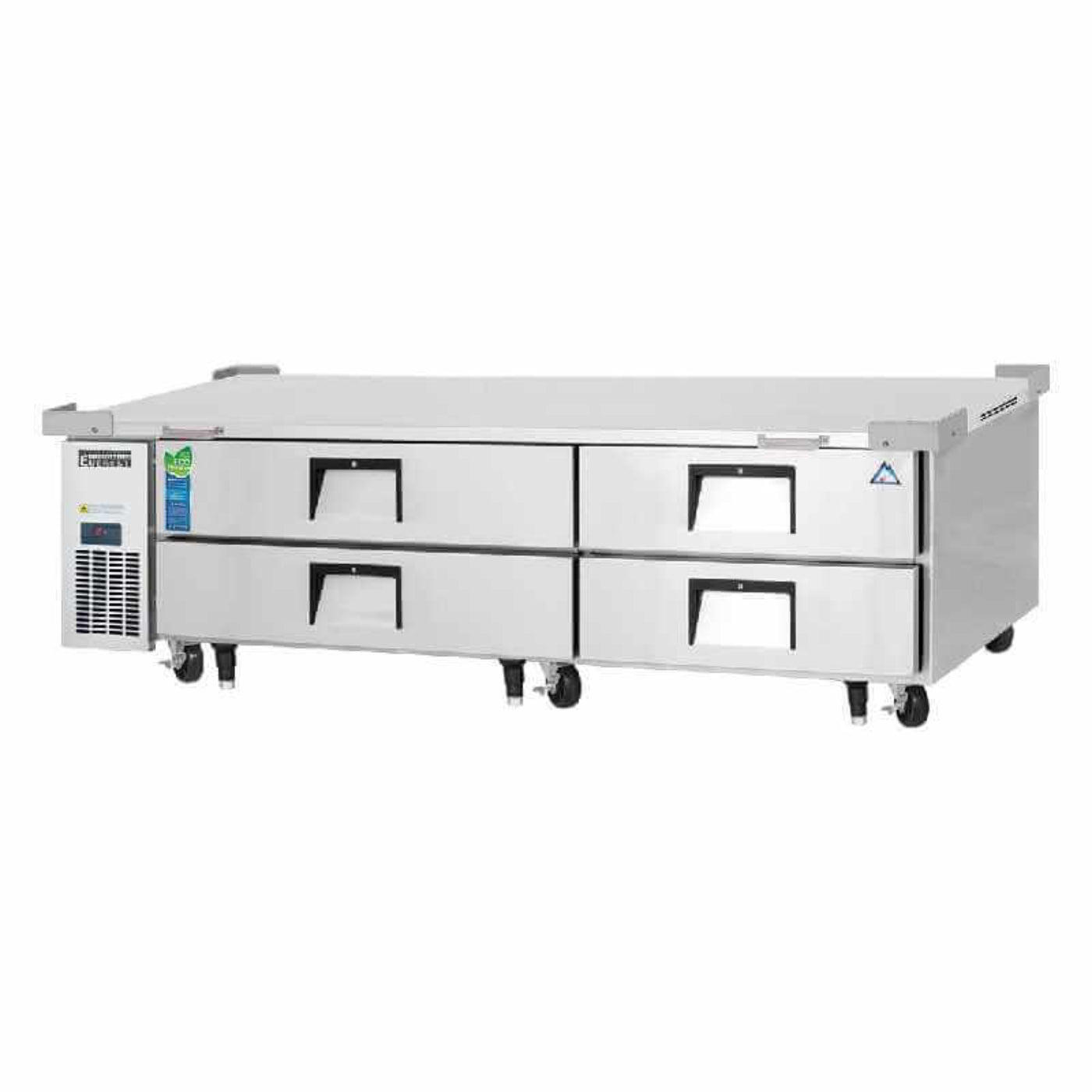 Everest - ECB82D4 Commercial 82" Chef Base Refrigerator 4 Drawers - ECB82D4