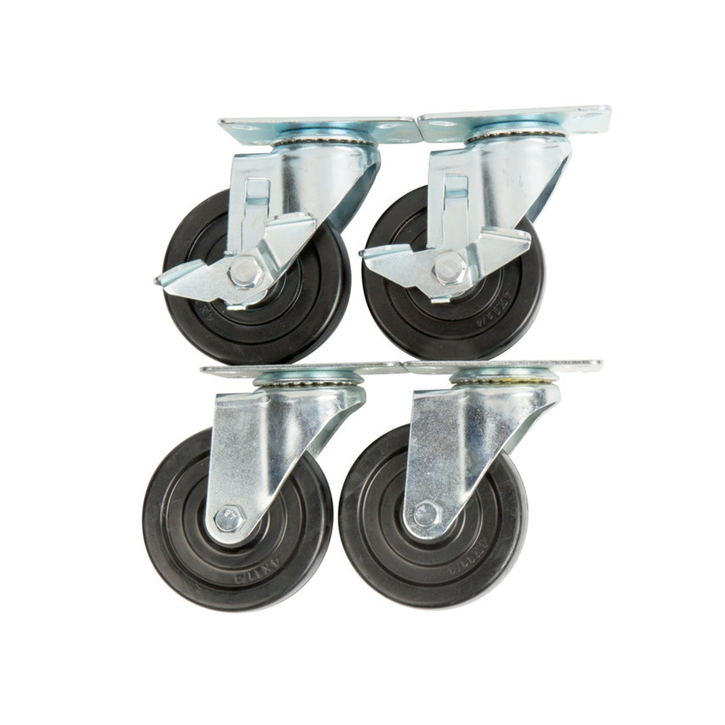 Chef AAA  Prep Tables Casters Wheels, Locks and Hardware Set - 4CSTRW