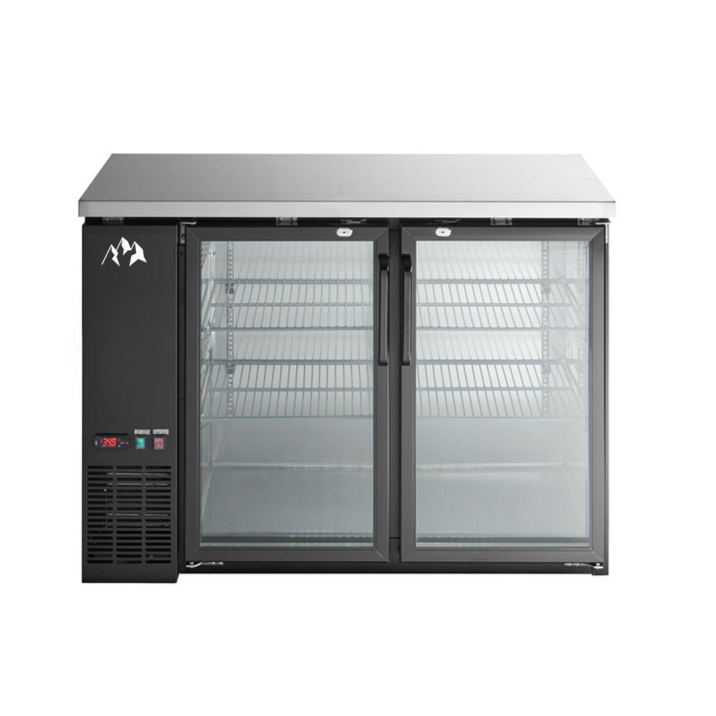 Chef AAA - TBB-48G-HC, Commercial 49" Glass Door Back Bar Refrigerator 11.2 cu.ft. - TBB-48G-HC