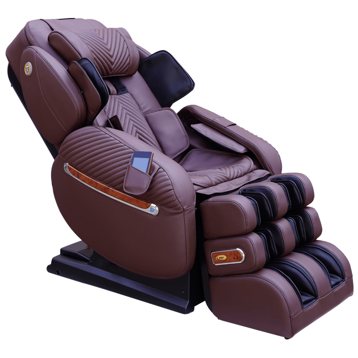 Luraco iRobotics 9 Max Plus Massage Chair - Chocolate Brown - 893640001748