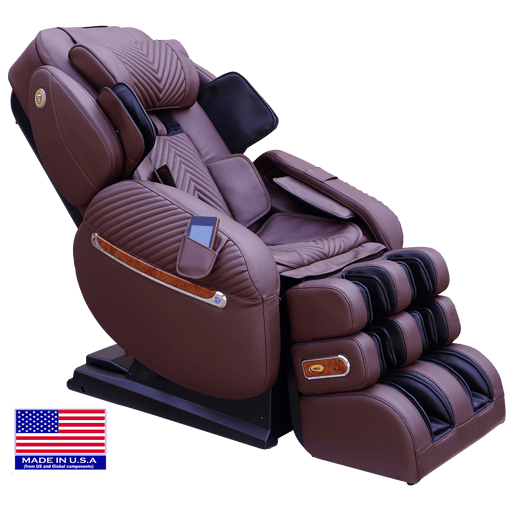 Luraco iRobotics 9 Max Plus Massage Chair - Chocolate Brown - 893640001748