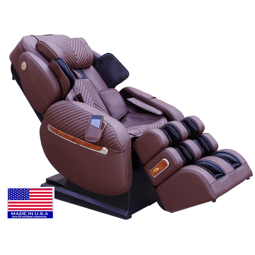 Luraco iRobotics 9 Max Plus Massage Chair - Chocolate Brown - 893640001748