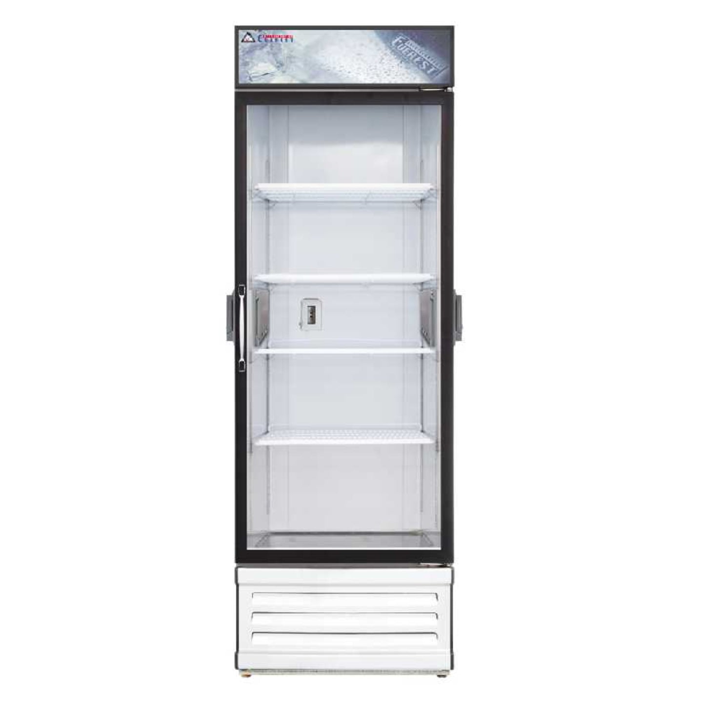Everest Commercial 28" 1 Swing Glass Door Chromatography Merchandiser Refrigerator 25 cu.ft. - EMGR24C
