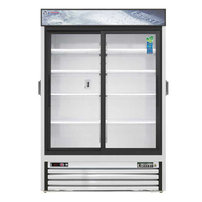 Everest Commercial 53" 2 Sliding Glass Door Chromatography Merchandiser Refrigerator 48 cu .ft. - EMGR48C