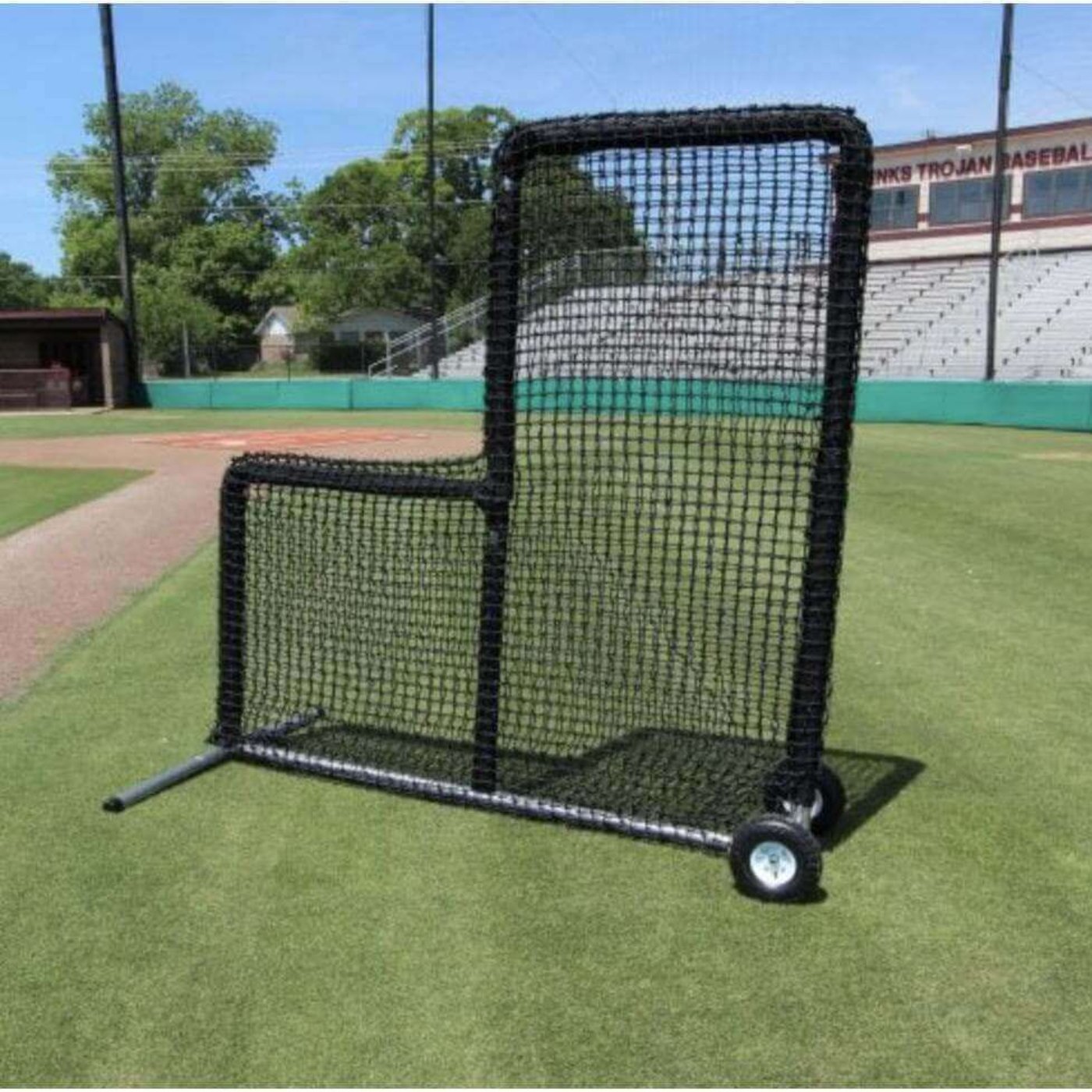 Cimarron Sports Premier 7'x7' L-Screen With #84 Netting - CMH-7x784PLNFW