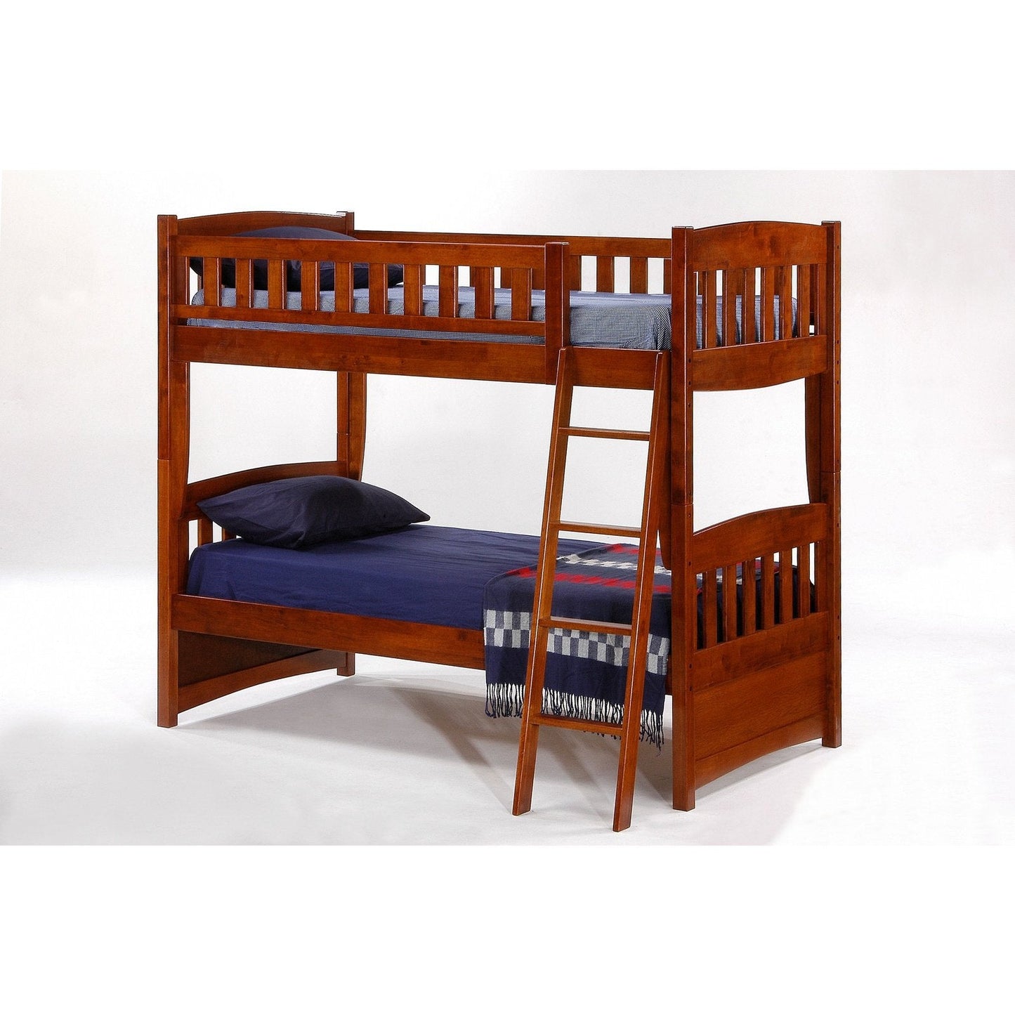 Night and Day Furniture Spices Cinnamon Twin/Twin Bunk Bed - CIN-PBH-COM-CH