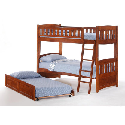 Night and Day Furniture Spices Cinnamon Twin/Twin Bunk Bed - CIN-PBH-COM-CH