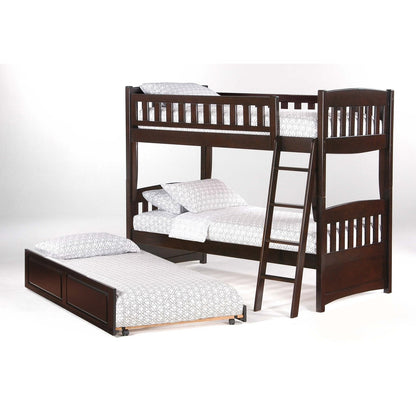 Night and Day Furniture Spices Cinnamon Twin/Twin Bunk Bed - CIN-PBH-COM-CH